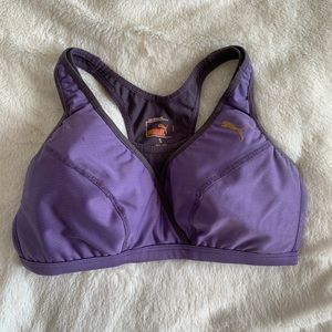 Purple Puma Sports Bra